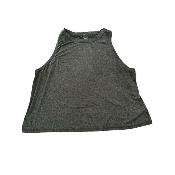 SZ 1XL Athleta UPTEMPO Sleeveless Tank in Charcoal Heather Gray and Excellent Us - Picture 7 of 9